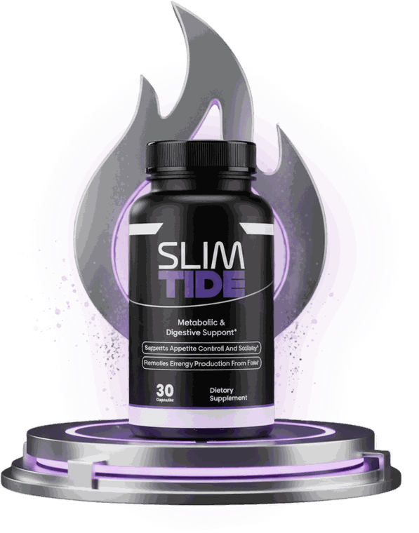 SlimTide bottle, 30 capsules, metabolic and digestive support